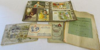 Scrapbook, cigarette card albums,