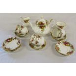 Royal Albert 'Old Country Roses' part tea service approx 20 pieces