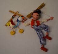 Pelham Puppet Ostrich and one other puppet