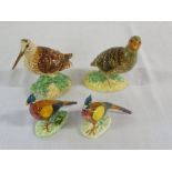 Pair of Beswick pheasants,