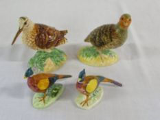 Pair of Beswick pheasants,