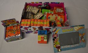 Toys and games including 'Betta Bilda',