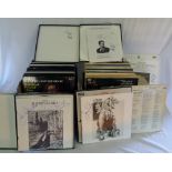 Large selection of classical music 33 rpm LPs inc signed copies of 'Il Trovatore' signed by Joan