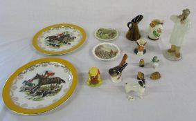 Assorted ceramics inc Royal Doulton, Beswick (a/f),
