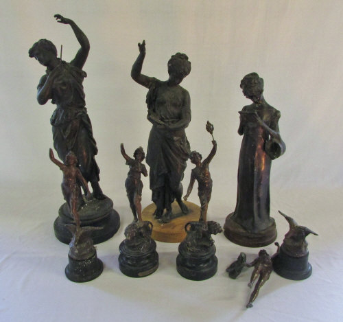 Assorted metal figures (a/f)