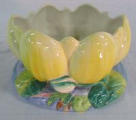 Clarice Cliff 'water lily' bowl