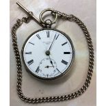 Small silver pocket watch, Reid & Sons,