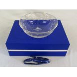 Boxed Saint-Louis France 'Bubbles' crystal bowl D 10.