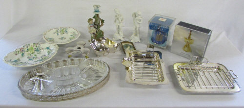 Various ceramics inc Royal Copenhagen, Georg Jenson Christmas decoration,