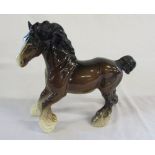 Beswick cantering shire horse
