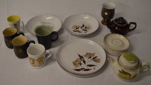 Denby ceramics including the 'Windflower' pattern