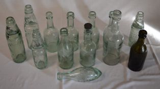 13 Lincolnshire bottles including Spilsby and Bourne