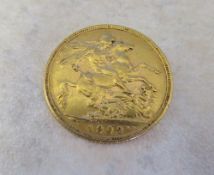 Edward VII 1902 full gold sovereign