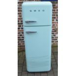 Smeg Fab30 retro style fridge freezer in blue