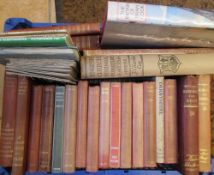 Various books inc Murray's hand books, English Church Fittings and Furniture,