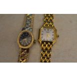 Rotary gold plated wristwatch and a Sekonda wristwatch