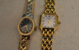 Rotary gold plated wristwatch and a Sekonda wristwatch