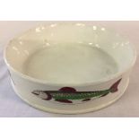 Pearlware char dish 16.