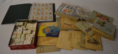 Large selection of cigarette cards,