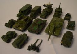 Dinky military die cast vehicles