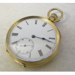 18ct gold pocket watch 'made for John Arundel,