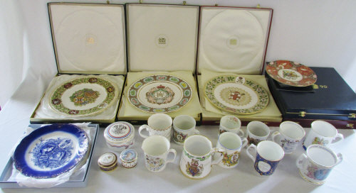 Various commemorative ware inc Spode