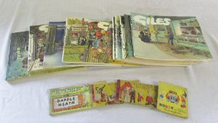 Assorted Giles books & Enid Blyton and Sheila Hodgetts strip books (a/f)