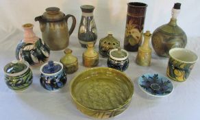 Assorted Alvingham Pottery and Denby etc