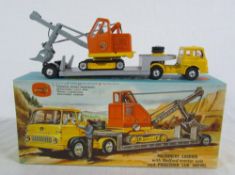 Corgi machinery carrier gift set no 27 with yellow cab with red interior