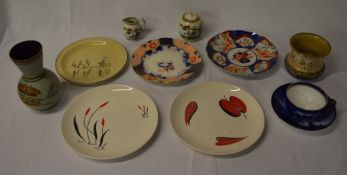 Various ceramics including Poole, Royal Copenhagen,