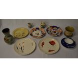 Various ceramics including Poole, Royal Copenhagen,