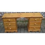 Modern pine dressing table