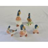Various small Beswick ducks