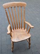 Elm seated farmhouse chair