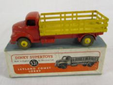 Dinky Supertoys Leyland Comet lorry no 531 with blue box by Mecanno Ltd