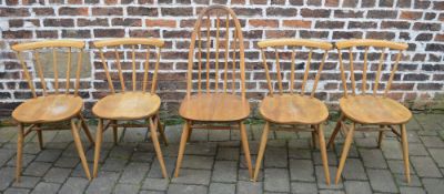 4+1 Ercol style chairs