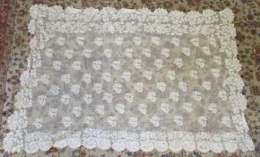 Victorian rectangular piece of lace approx.