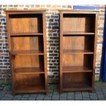 2 large bookcases