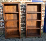 2 large bookcases