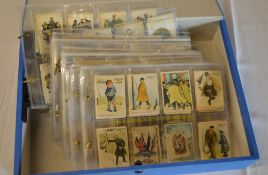 Various cigarette cards and silks