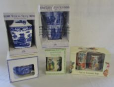 Selection of boxed Rington tea ceramics