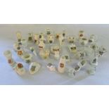 Various crested china inc Carlton ware,