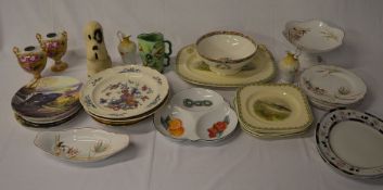 Various ceramics including Royal Worcester and collectors plates