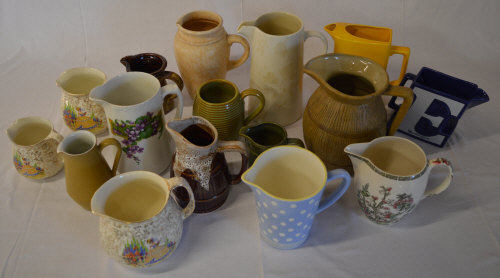 Various ceramic jugs including Worthington and Benson & Hedges advertising jugs