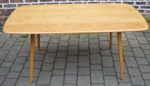 Ercol blond elm table 150cm by 75cm