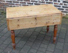 Victorian pine kitchen table