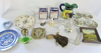 Various ceramics inc Royal Doulton & Poole, glassware,
