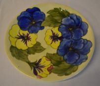 Moorcroft plate (possibly seconds quality)