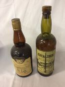 2 bottles of vintage whisky;