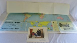 Huntley & Palmer/royalty ephemera - Queen mother's visit to the factory 1955